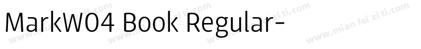 MarkW04 Book Regular字体转换